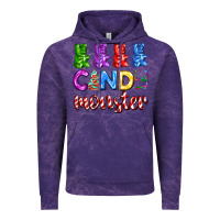Cloud Purple candy monster with jelly bear Vintage Hoodie - AdoDesignShop