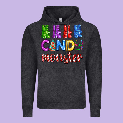 Candy Monster With Jelly Bear Vintage Hoodie Designed By Adodesignshop