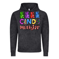 Vintage Black candy monster with jelly bear Vintage Hoodie - AdoDesignShop