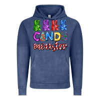 Vintage Denim candy monster with jelly bear Vintage Hoodie - AdoDesignShop