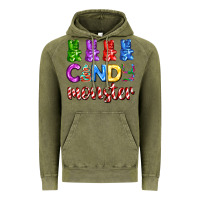 Vintage Olive candy monster with jelly bear Vintage Hoodie - AdoDesignShop