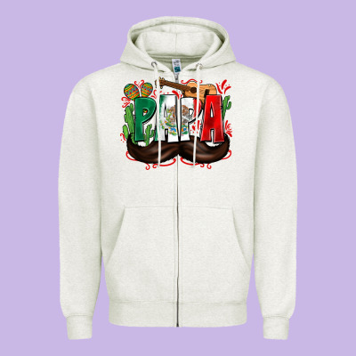 Papa Mexico Zipper Hoodie Designed By Zillion Design Studio