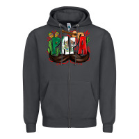 Smoke papa mexico Zipper Hoodie - Zillion Design Studio