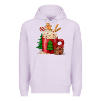 Lilac Christmas coffee Premium Hoodie - Jasminsmagicworld