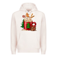 Pale Pink Christmas coffee Premium Hoodie - Jasminsmagicworld