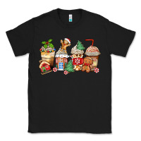Black christmas gingerbread coffee cups Classic Tee - Zillion Design Studio