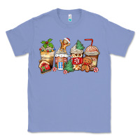 Colony Blue christmas gingerbread coffee cups Classic Tee - Zillion Design Studio