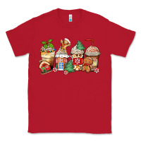Red christmas gingerbread coffee cups Classic Tee - Zillion Design Studio