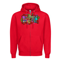 Red mom mexico Zipper Hoodie - Zillion Design Studio