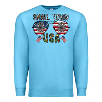 Ocean Blue small town usa Premium Sweatshirt - CowhideDigitalArt