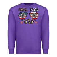 Purple small town usa Premium Sweatshirt - CowhideDigitalArt