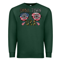 Sports Green small town usa Premium Sweatshirt - CowhideDigitalArt