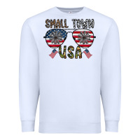 White small town usa Premium Sweatshirt - CowhideDigitalArt