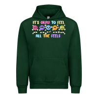 Forest Green it's okay to feel all the feels Urban Hoodie - MaliasSmallBusiness