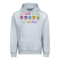 Heather Grey it's okay to feel all the feels Urban Hoodie - MaliasSmallBusiness
