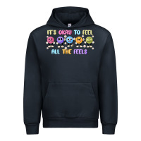 Navy it's okay to feel all the feels Urban Hoodie - MaliasSmallBusiness
