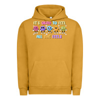 Pigment Peanut Butter it's okay to feel all the feels Urban Hoodie - MaliasSmallBusiness