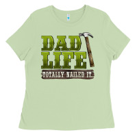 Matcha dad lıfe totally naıled it Ladies Tee - BarkalooDesign