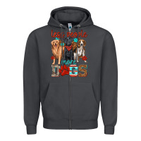 Smoke less people more dogs Zipper Hoodie - texasbilliewilder