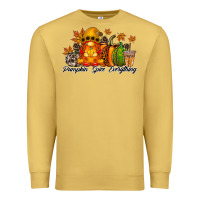 Antique Gold Pumpkin Spice Everything Premium Sweatshirt - RacoonDesign
