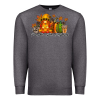 Charcoal Heather Pumpkin Spice Everything Premium Sweatshirt - RacoonDesign