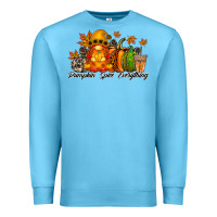 Ocean Blue Pumpkin Spice Everything Premium Sweatshirt - RacoonDesign