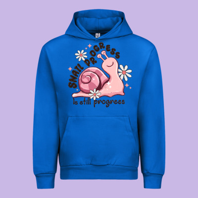 Snail Progress Is Stil Progress Urban Hoodie Designed By Maliassmallbusiness