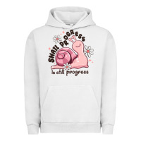 Pigment Lunar Rock snail progress is stil progress Urban Hoodie - MaliasSmallBusiness