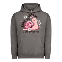 Pigment Tornado snail progress is stil progress Urban Hoodie - MaliasSmallBusiness