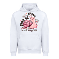 White snail progress is stil progress Urban Hoodie - MaliasSmallBusiness