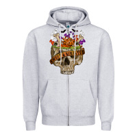 Heather Grey sweet & sinister Zipper Hoodie - RanaPortraitStore
