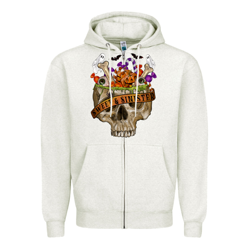 Sweet & Sinister Zipper Hoodie by RanaPortraitStore | Teevron
