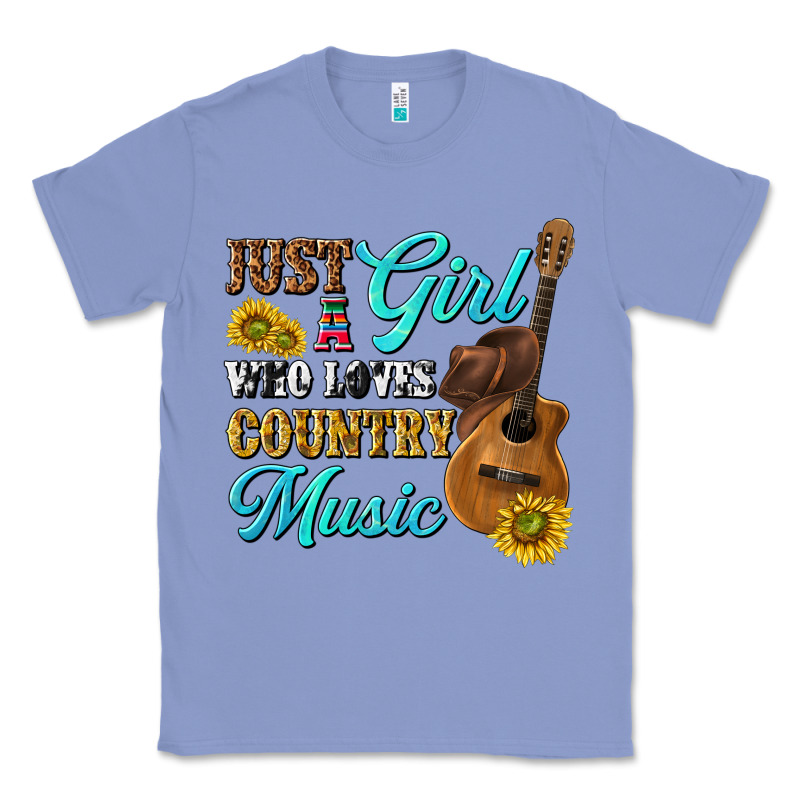 Just A Girl Who Loves Country Music Classic Tee by texasbilliewilder | Teevron