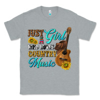 Heather Grey just a girl who loves country music Classic Tee - texasbilliewilder