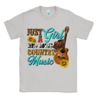 Moon Dust just a girl who loves country music Classic Tee - texasbilliewilder