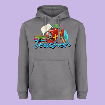 A  Teacher Heavyweight Hoodie Designed By Zillion Design Studio