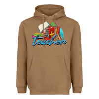 Toasted Coconut a  teacher Heavyweight Hoodie - Zillion Design Studio