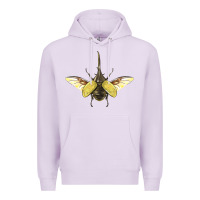 Lilac Hercules Beetle With Wings Premium Hoodie - LillyAllenDesigns