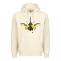 Sandshell Hercules Beetle With Wings Premium Hoodie - LillyAllenDesigns