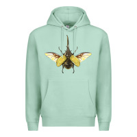 Seafoam Hercules Beetle With Wings Premium Hoodie - LillyAllenDesigns