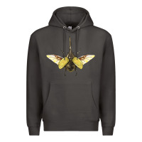 Smoke Hercules Beetle With Wings Premium Hoodie - LillyAllenDesigns