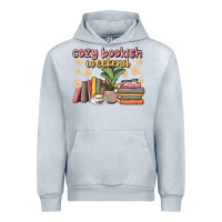 Heather Grey cozy bookish weekend Urban Hoodie - MaliasSmallBusiness
