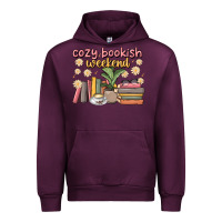 Mauve Wine cozy bookish weekend Urban Hoodie - MaliasSmallBusiness