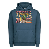 Pigment Midnight Navy cozy bookish weekend Urban Hoodie - MaliasSmallBusiness