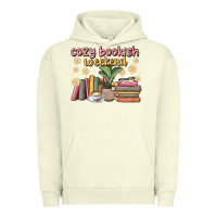 Pigment Pistachio cozy bookish weekend Urban Hoodie - MaliasSmallBusiness