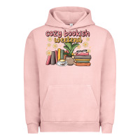 Pigment Salmon cozy bookish weekend Urban Hoodie - MaliasSmallBusiness