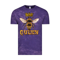 Cloud Purple queen bee Vintage Tee - Artiststas