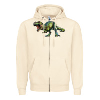 Sandshell t rex dinosaur Zipper Hoodie - RanaPortraitStore