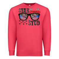 Cardinal star spangled stup Premium Sweatshirt - CowhideDigitalArt