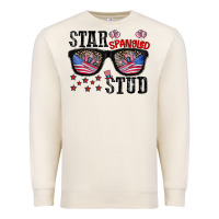 Sandshell star spangled stup Premium Sweatshirt - CowhideDigitalArt